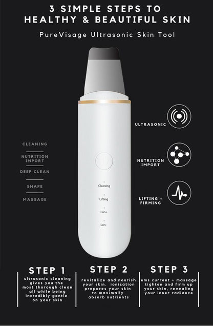 PureVisage: Unleash the Power of Ultrasonic Beauty for Radiant, Flawless Skin!