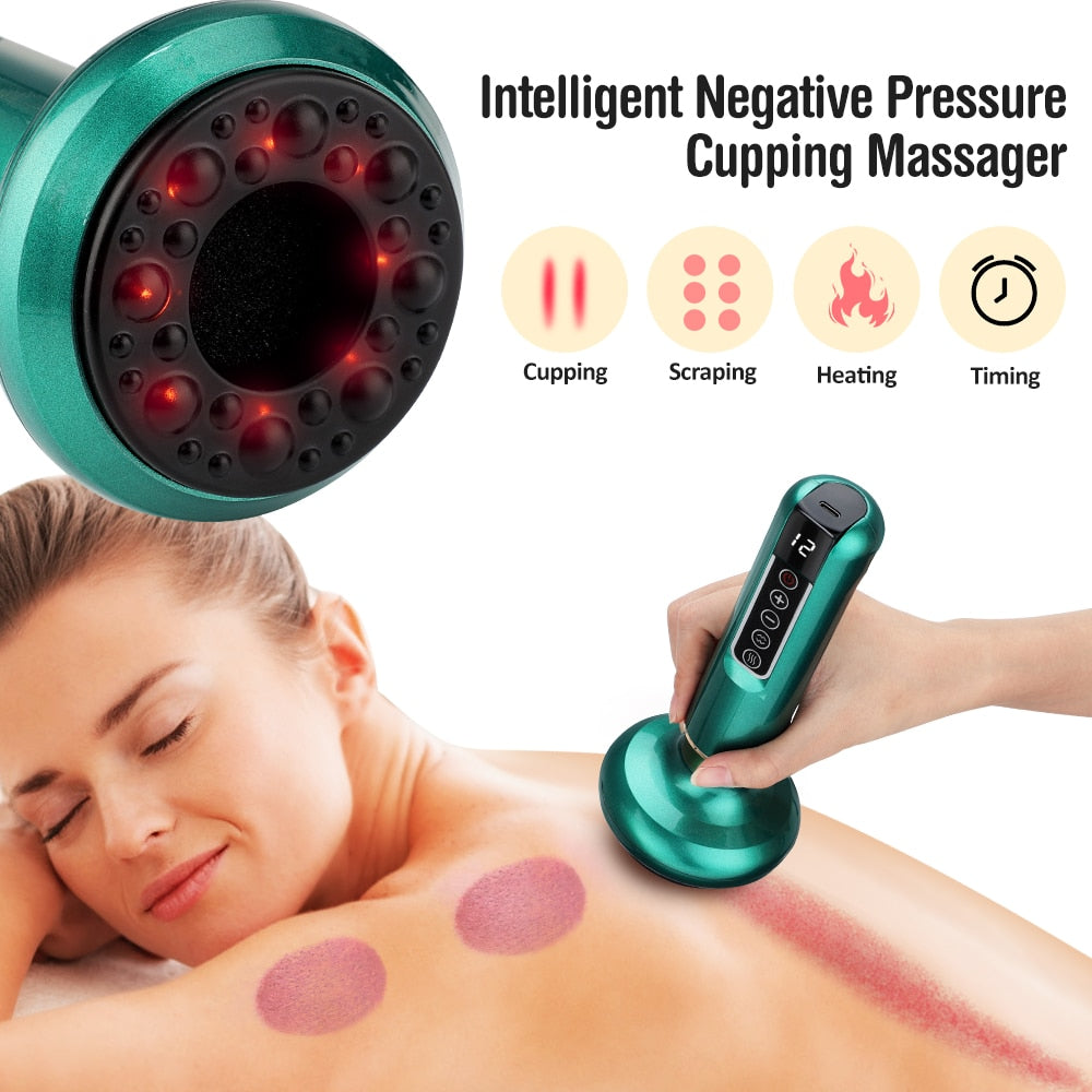 ThermaGlow:  Experience Professional-Grade Electric Heat Cupping Therapy in the comfort of your home!