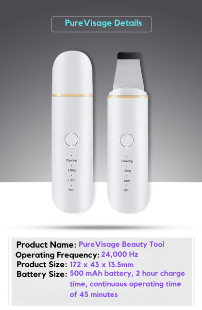 PureVisage: Unleash the Power of Ultrasonic Beauty for Radiant, Flawless Skin!