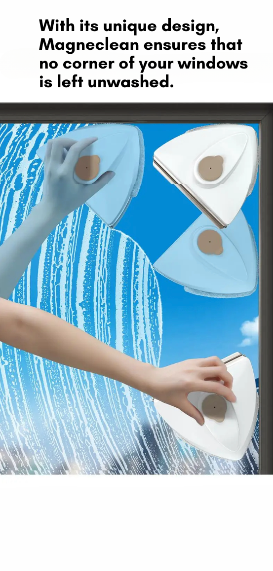 Twice the Clean, Half the Time: Magneclean Redefines Window Cleaning!