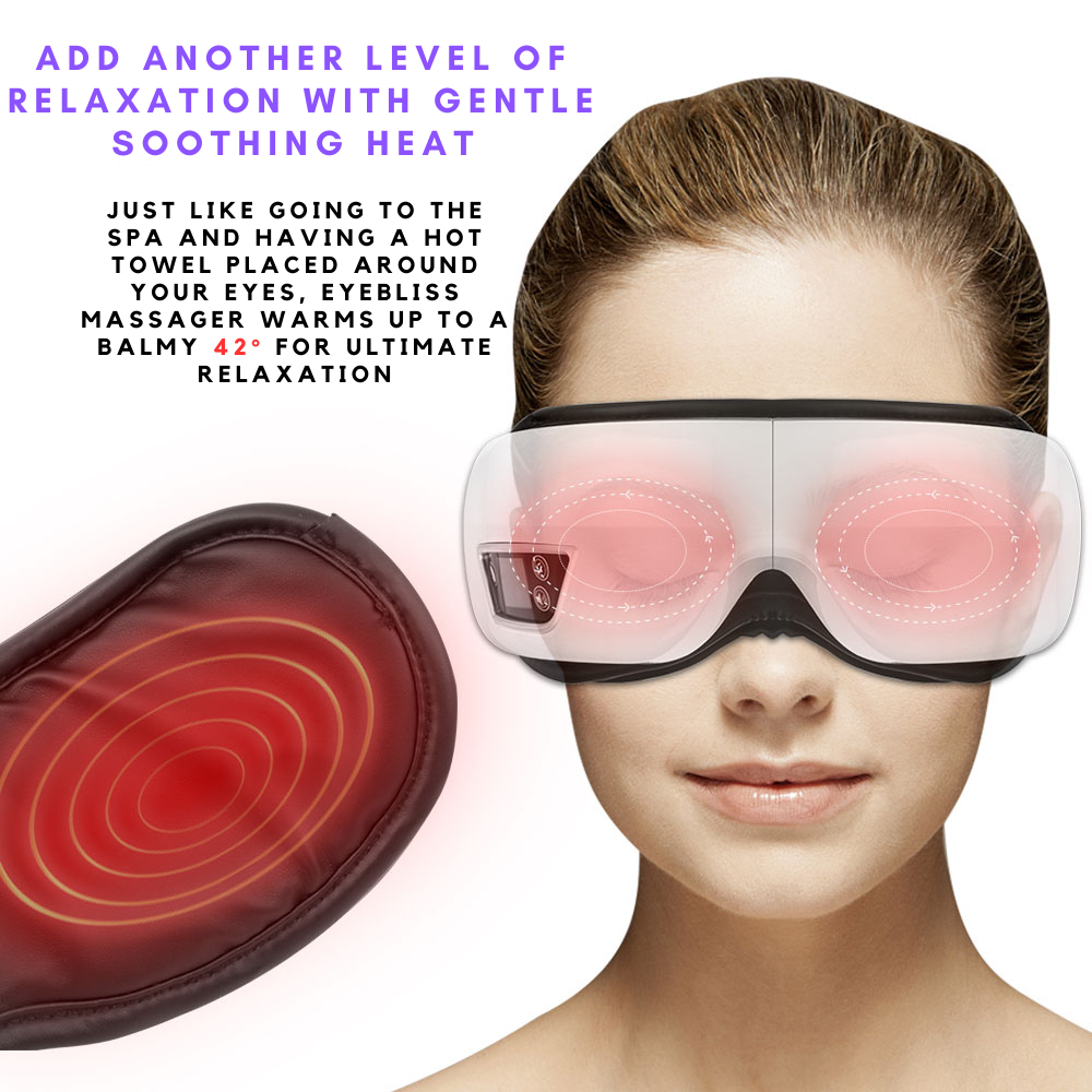 Revive Your Tired Eyes: Experience the Ultimate Relaxation with EyeBliss Massager!